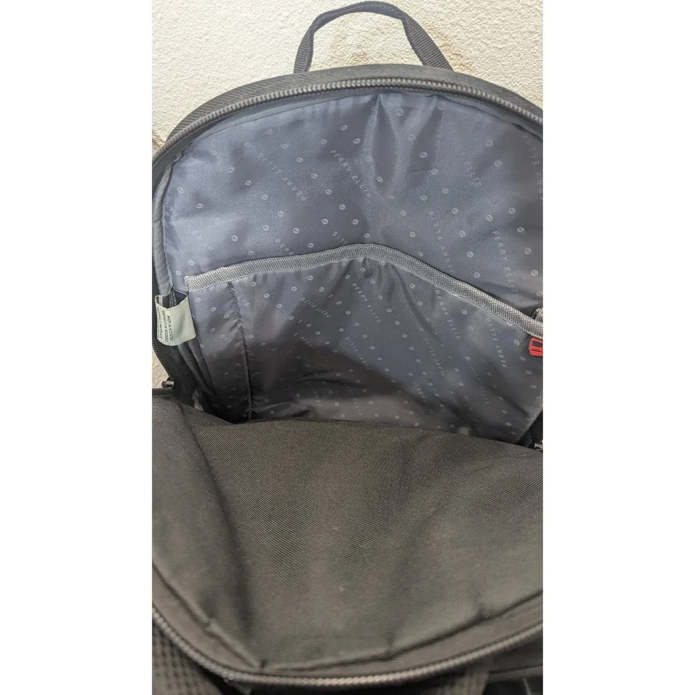 Perry‎ Ellis Backpack Men's Designer Business Laptop Tablet Multi Pocket